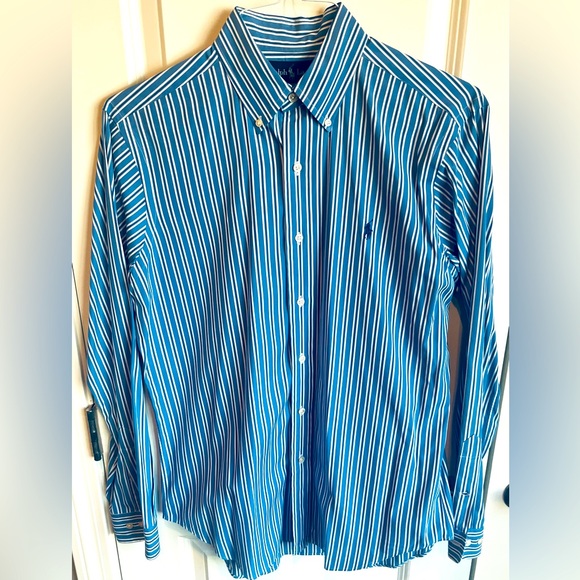 Ralph Lauren Men’s Classic Fit Button Down Dress Shirt Size: 15 / Medium - Picture 1 of 4